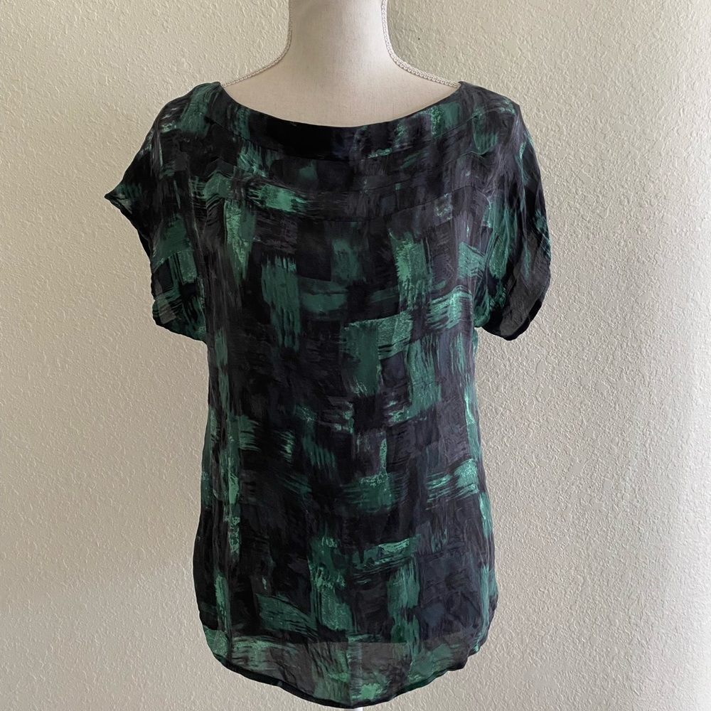 Banana Republic Geometric Print Top Size XS